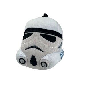 Star Wars Plush Storm Trooper Bag Clip With Zippered Pocket Bag Charm 4” Gift